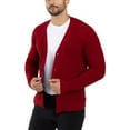 thumbnail image 4 of X RAY JEANS Mens Cotton Cardigan Sweater, Jester Red, S, 4 of 10
