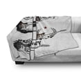 thumbnail image 3 of Rock Music Soft Flannel Fleece Blanket, Various Electric Guitar Pattern with Stars Lines and Leaves Arrangement Abstract, Cozy Plush for Indoor and Outdoor Use, 50" x 70", Multicolor, by Ambesonne, 3 of 6