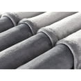 thumbnail image 3 of Grey Fleece Throw Blanket 50X60 100% Polyester, 3 of 5