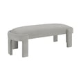 thumbnail image 4 of OakvillePark Veywood Velvet Bench, Taupe, 4 of 6