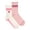 Pink, variant on MUK LUKS Women's Studio Cotton Crew Socks, 2-Pack, Shoe Sizes 6-10