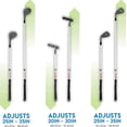 thumbnail image 3 of Set 3 palos golf niños tamaño ajustable incluye 2 bolas y bag Franklin sports, 3 of 7