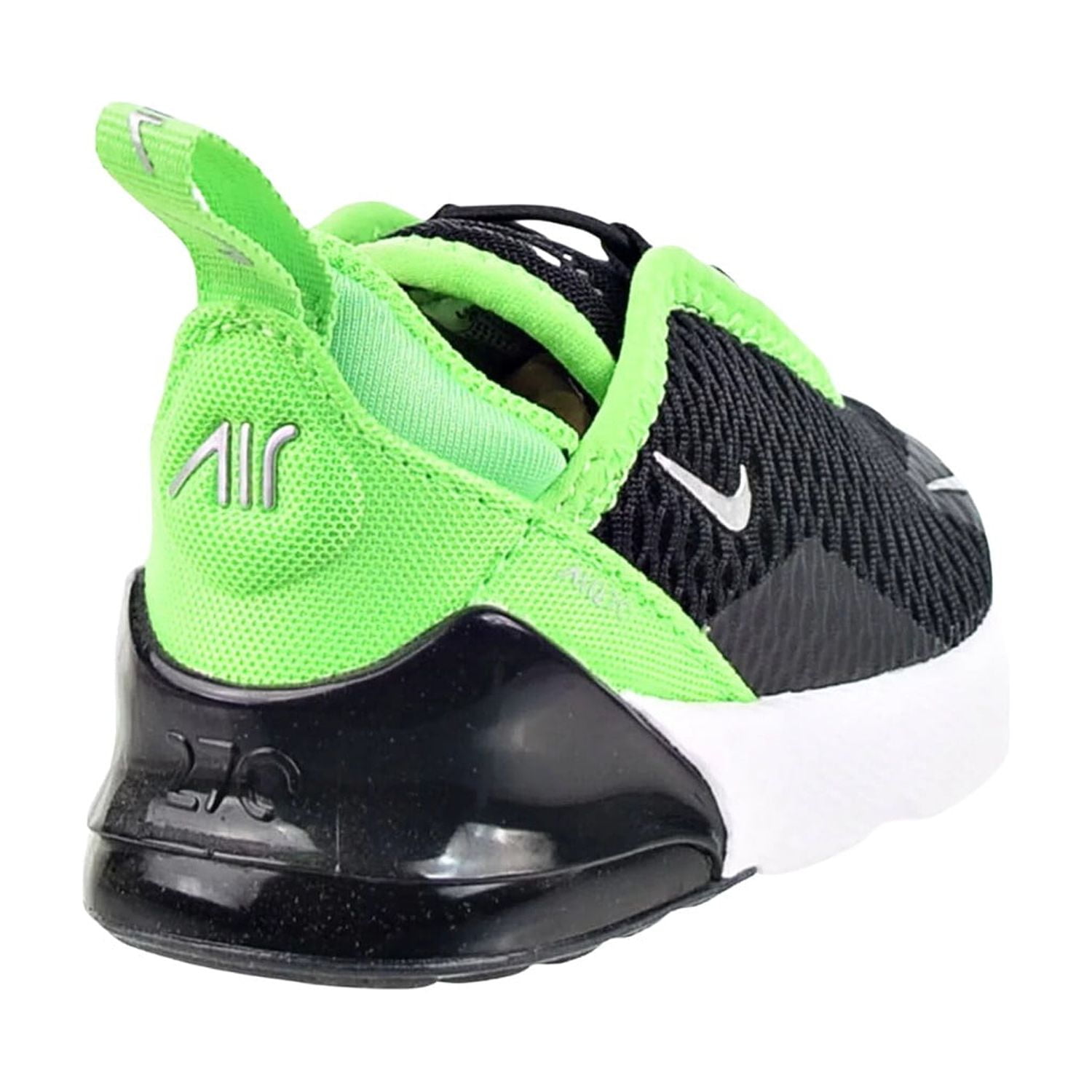 Toddler's Nike Air Max 270 Black/Chrome-Green Strike (DD1646 021) - 6