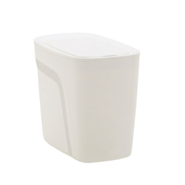 Basurero Tramontina Tramontina Con Tapa Compact Polipropileno Blanco 6.5 L