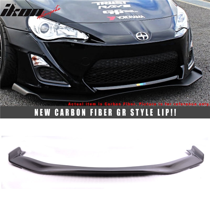 Compatible with 1316 Scion FRS GT86 GR Type Front Bumper Lip Carbon Fiber CF
