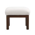 thumbnail image 5 of Newboti Furniture Modern Accent Chair with Ottoman, Mid Century Lounge Chair with footrest, Comfy Fabric Armchair Upholstered Set with Solid Wood Frame for Living Room 80752, 5 of 17