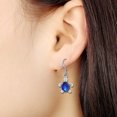 thumbnail image 3 of 1 Pair Dangle Earrings Fashion Creative Zircon Sea Turtle Pattern Drop Earrings Jewelry for Women, 3 of 10