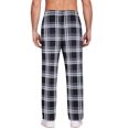thumbnail image 4 of EKOUAER Pants Plaid Pj Lounge Pants PJ Bottoms with Pockets & Drawstring for Christmas, 4 of 5