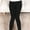 Black, variant on BONIXOOM Leggings For Women Mid Waist Elastic Bottom Tights Slim Cold Resistant Ankle Navy One Size (US:One Size)