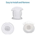 thumbnail image 5 of 6 Pieces Replacement Filter Dirt Filter Compatible for Vorwerk Kobold VC100 Washable Cordless Hand V, 5 of 5