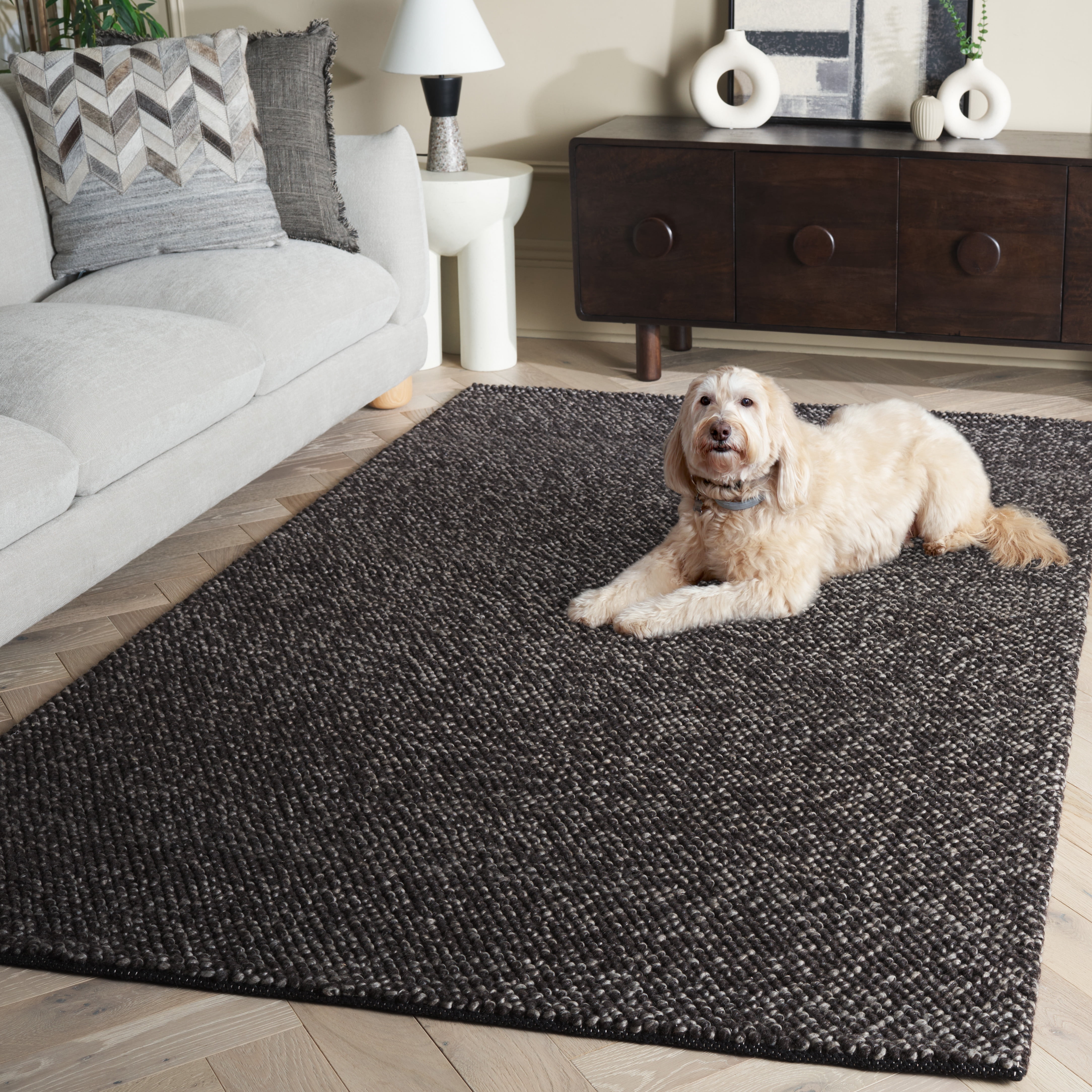 Safavieh Natura Willoughby Distressed Area Rug, Black/Gray, 2' x 3'