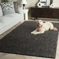 thumbnail image 3 of SAFAVIEH Natura Willoughby Distressed Area Rug, Black/Grey, 6' x 9', 3 of 11