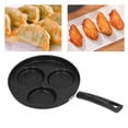 thumbnail image 2 of Parrilla redonda de metal para cocinar huevos, 3 tazas, con asa cómoda para tortillas, hamburguesas y panqueques., 2 of 8