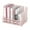 Pink, variant on INTIGE Desktop Organizers with 5 Vertical Compartments Rack, File Storage for Office, Home Workspace, Black Plus