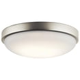 thumbnail image 1 of Kichler 10763NILED 11.5 in. LED Flush Mount, Brushed Nickel, 1 of 1