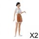 thumbnail image 1 of Figura De Azafata 2x1/64, Escena De Cocina, Mini Figura De Resina Para Modelo De Arquitectura, 1 of 8