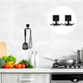thumbnail image 3 of Shisuyan Storage Bracket Abs 4Pack 11x7x7cm Wall Mounted Modern Kitchen Style, 3 of 9