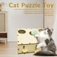 thumbnail image 5 of Juguetes para gatos, Whack A Mole, caja de madera maciza, juguetes interactivos para gatos de interior, gatito, perro, cachorro, rompecabezas para mascotas, juego divertido para atrapar rato, 5 of 5