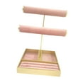 thumbnail image 2 of Segolike Jewelry Organizer Jewelry Display Stand Elegant Pink and Gold Jewelry Holder Jewelry Rack for Home Jewelry Shop Dresser Women F, 2 of 8