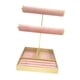 thumbnail image 2 of Soporte para presentación de joyería, organizador de joyas de terciopelo rosa para vestidor, hogar y dormitorio Estilo F, 2 of 8