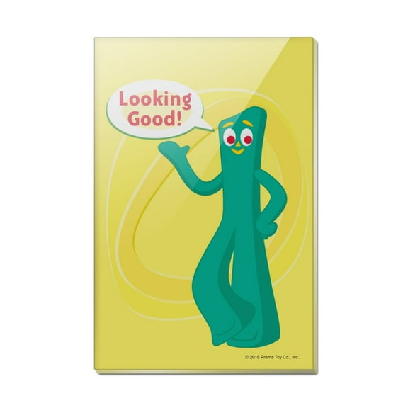 Looking Good! - Gumby Rectangle Acrylic Fridge Refrigerator Magnet