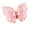 Pink, variant on Censtreet Large Non-Slip Metal Sparkly Butterfly Hair Jaw Clips for Women - Strong Hold Cute Hair Claws, Headwear Gifts