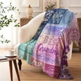 thumbnail image 4 of Best Grandma Butterfly Blanket Gifts from Grandchildren for Grandma Mothers Day Christmas Birthday Gifts 40'' X 50''Grandma Blanket Bday Presents from Grandaughter Grandson, 4 of 7