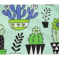 thumbnail image 5 of oneOone Polyester Lycra Fabric Leaves & Floral Block Printed Craft Fabric BTY 56 Inch Wide, 5 of 5