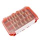 thumbnail image 4 of Caja de aparejos de pesca impermeable con bandejas de doble cara y sello grande extraíble Rojo, 4 of 9