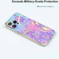thumbnail image 5 of Magic Galaxy Planet Case for iPhone 14 Pro,Aesthetic Art Design Pattern Soft Full TPU Bumper Cover, 5 of 5