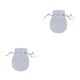 thumbnail image 4 of Minnieouse 50 Uds Mini bolso con cordón multifuncional estilo Simple elegante portátil bolsas de regalo operación Simple bolsas de joyería Gris 1 2piezas, 4 of 6