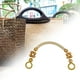 thumbnail image 3 of Asas de bolso con de madera, correas de monedero de cuerda de nylon Asas de monedero Manija de bolso de repuesto para hacer bolso Bolso de Soledad asas de bolso, 3 of 10