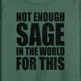 thumbnail image 3 of Instant Message - Not Enough Sage - Women's Lightweight French Terry Long Sleeve Shirt, 3 of 6