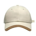 thumbnail image 1 of WEIYLL Baseball Caps for Men Retro Wide Shade Color Personality Beige Beach Hats size A, 1 of 2