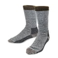 thumbnail image 3 of TeeHee Heavyweight Outdoor Wool Thermal Boot Socks for Men 2-Pack (Brown and Red), 3 of 4