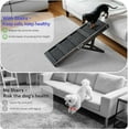 thumbnail image 6 of 2025 Upgraded Dog Ramp for Couch, Foldable Small Dog Ramp for Low Bed, 4 Adjustable Height from 13'' to 21", Portable Stable Pet Step with Non-Slip Pad, Pet Ramps Use for Couch Stairs, Black, 6 of 7