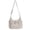 001-Beige, variant on Women's Drawstring Shoulder Bag Nylon Crossbody Bag with Multi Pockets Lightweight Large Capacity Travel Bag with Adjustable Strap Messenger Purse