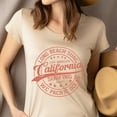 thumbnail image 4 of California Surfing T-Shirt Los Angeles Pacific Ocean Graphic Tee, Forest Green, Size L, 4 of 6