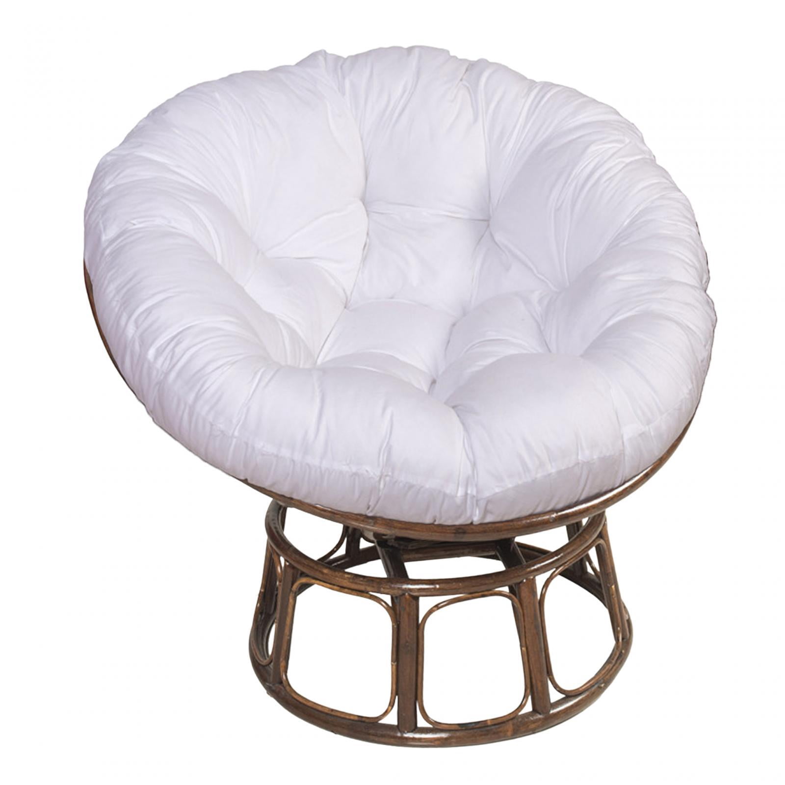 Hammock Chair Cushion Egg Swing Chair Cushion Thickened Porch Replacement Swings Chair Cushion for Indoor or Outdoor Swing Chairs Egg Chair White