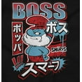 thumbnail image 2 of The Smurfs Cool Kanji Boss Papa Youth T Shirt Tee Boys Infant Toddler Brisco Brands 12M, 2 of 5