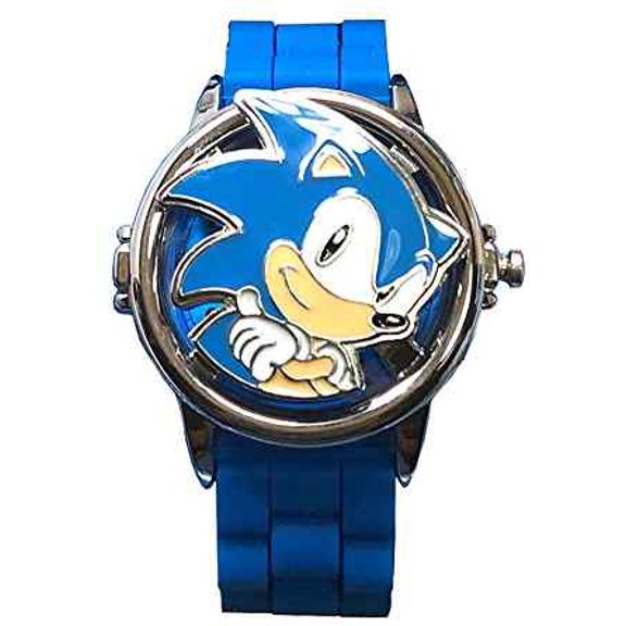 Sonic The Hedgehog Spinning Electric Analog Watch
