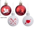 thumbnail image 3 of SLYNSHome 16Pcs Valentine's Day Ball Ornaments Holiday Decoration,Red Pink White Valentines Day Hanging Baubles Ornaments for Party Supplies, 3 of 8