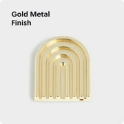 U Brands Magnets, Set of 4, Gold Deco