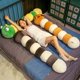 thumbnail image 2 of 80 /100/120/150 cm cartoon caterpillar long throw pillow children's gift lovely doll Girl Birthday Gift creative Christmas gifPenguin80cm Deng Xun unisex, 2 of 2