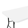 thumbnail image 1 of Rectangle Picnic Table Cloth , Waterproof Elastic Fitted Tablecloths for 6 Foot Tables, Washable Polyester Table Cover for Camping, Indoor and Outdoor ( 30"x72"), 1 of 5