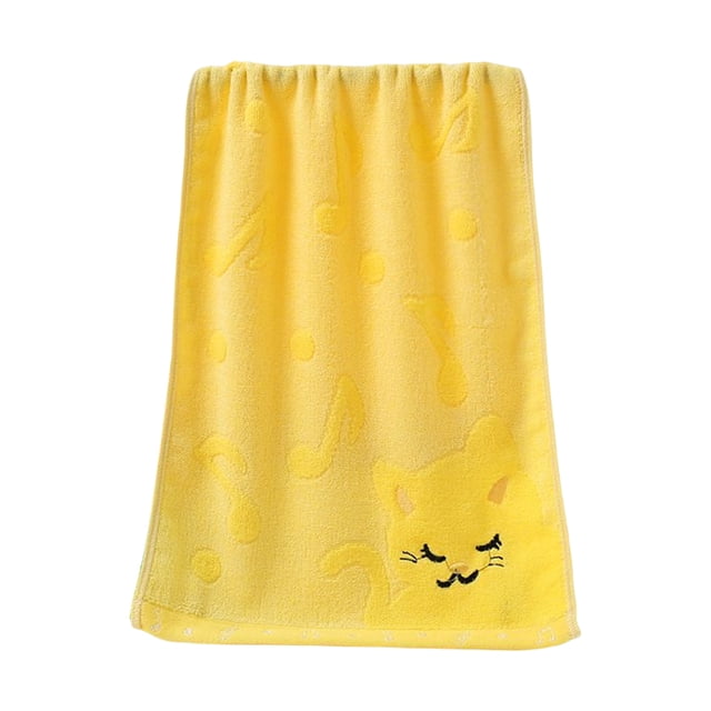 Advancent Toalla para niños Color sólido Reemplazo de dibujos animados Cómodo Absorbente de agua Toallas para niños recién nacidos Toallita Type3 NO3