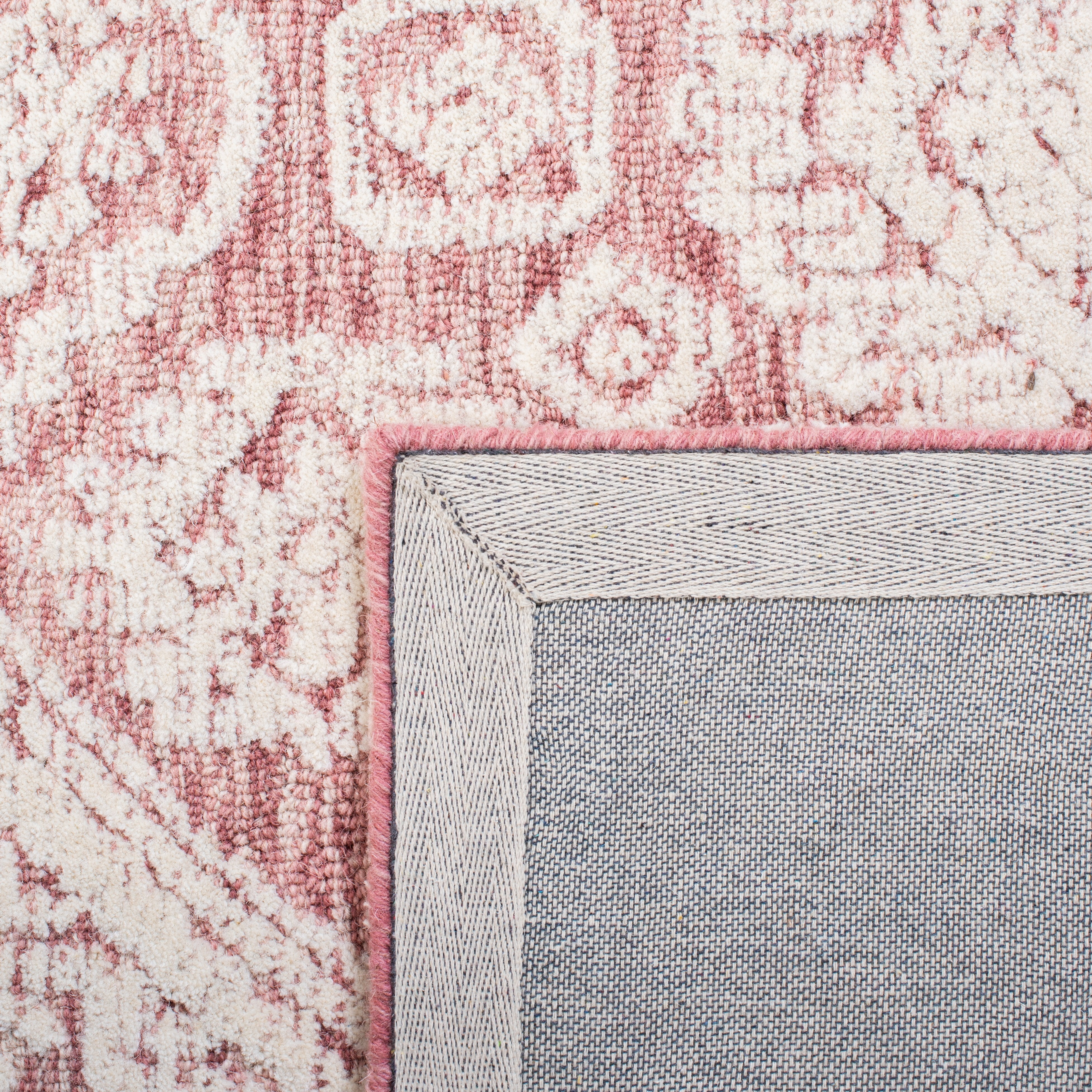 Safavieh Metro Riley Medallion Runner Rug, Dark Pink/Ivory, 2'3" x 8'