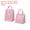 Pink, variant on Insulated Lunch Bags, 2Pack 10"x6"x13" 8"x5"x9" Portable Containers Bag Pink