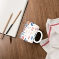 thumbnail image 4 of Disketp Scandinavian Alphabet Large Coffee Mug with Handle Tea Cup Novelty Coffee Cup for Men Women Office Work, 4 of 6
