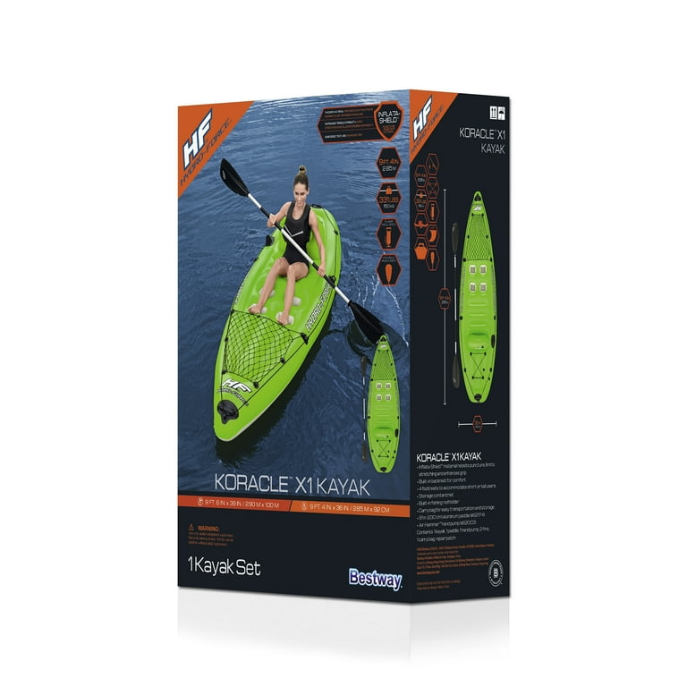 Bestway Hydro-Force Koracle X1 Inflatable Fishing Kayak Set